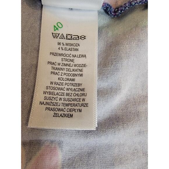 Cynthia Rowley Sheath Dress Womens Small Purple Floral Rayon Comfort - Picture 14 of 16